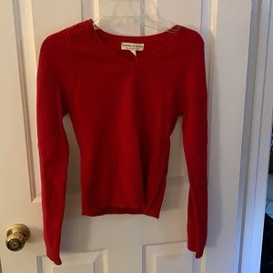 Red Tommy Hilfiger sweater
